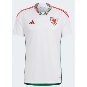 Maillot de foot Pays de Galles Extérieur Monde 2022 Manches Courte
